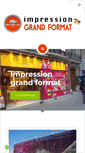 Mobile Screenshot of impression-grand-format.net
